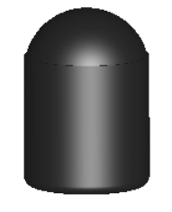 Domed shape cemented carbide button