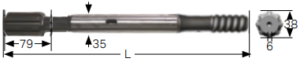 Black-Diamond-Drilling-Shank-adapter-COP-RR11-COP-1132